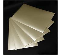 Frosted Glass Film 8510 Etched Glass Cal Fine Frosted Film Privacy Screen Craft Film Self-Adhesive Plotter Film Window Glass (Set of 5 DIN A4 Sheets, Gold)