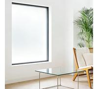 Frosted Glass Film for Windows 120 x 605 cm, Light Blocking, Daytime Privacy Decorative, Removable Reusable, Frosted Window Film Static Cling, for Office, White frosted