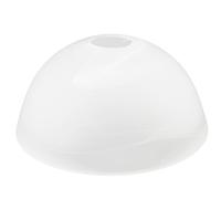 Frosted Glass Lamp Shade Replacement White Dome Bell Shaped | 4.2cm Opening, Gentle Light and Bulb Concealment, for Crystal Lamp or Pendant Fixture