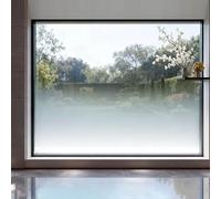 Frosted Glass Privacy Film for Front Door, Extra Long Gradual Clings Tint Stickers for Decoration, Ideal for Window Covering and Privacy Protection