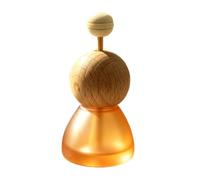 Frosted Glass Reeds Diffuser Bottle, Elegant Aromatherapy Jar | Premium thickened frosted glass bottle, refillable design, fits for home and car decor Orange B