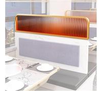 Frosted Glass Restaurant Divider Panels - Decorative Partition for Privacy & Style in Dining Spaces Elevated Tabletop Divider