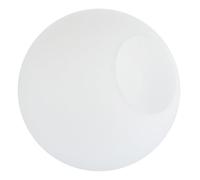 Frosted Glass Round Globe Lamp Shade Replacement for Ceiling Light | Spherical White Cover, 7cm Hole Thread Fit, Indoor Entryways, Modern Minimalist Decor