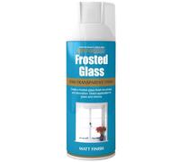 Frosted Glass Spray Paint 400ml - Adds a Semi-transparent Coating for Decoration or Privacy - Apply to Glass or Mirrors - Interior Use Only