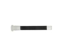 Frosted Glass Stem Diffuser 19mm-14mm Downstem - Premium Borosilicate Bong Glass Diffuser with Heat Resistant Design (Black, 11.5cm)