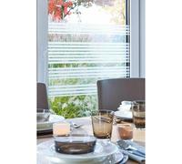 window privacy film SILVER GLASS STRIPS static cling vinyl 45cm x 2m d-c-fix