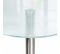 Frosted Glass Table Sturdy Desk Top Replacement for Furniture Protection Ø 90 cm