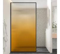 Frosted Gradient Window Film, Decorative Privacy Tint, Customizable & Cuttable Transition Cling, 500x183cm (197x72in), Stained Glass Effect for Home & Office