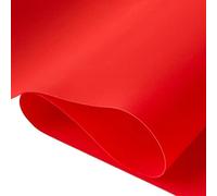 Frosted Jelly PVC Roll Solid Color Vinyl Clear Fabric Faux Leather Rolls for Bows Bags Book Garment Cover DIY Craft Materials for Sewing Bags DIY Crafts Accessories(Color-21)