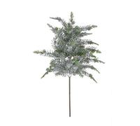 Frosted Mini Leaf Spray White Christmas Decoration