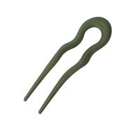 Frosted Non-slip Design - U-shaped Hair Clips,Back of The Head Coiffure Styling Tool,Long-lasting Fixing Without Damage To The Hair (green)