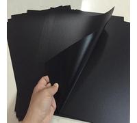 Frosted PP Plastic Sheet，Black/White Matte Sheets 300×100mm 10 Pack Polypropylene Panels 0.3-2mm Thick For DIY Crafts Model Prototyping Sign Boards Dividers Templates(Black,Thick:0.5mm)