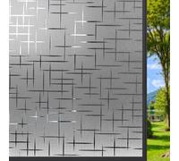 Frosted Privacy Glass Window Film 85 x 670 cm Static Cling, No Glue Opaque Window Film Anti-Uv Windows Static Cling for Office Bathroom Home, Doji