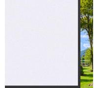 Frosted Privacy Glass Window Film 95 x 130 cm Static Cling, No Glue Opaque Window Film Anti-Uv Windows Static Cling for Office Bathroom Home, White frosted