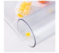 Frosted PVC Clear Table Cloth,Transparent Table Protector,Waterproof Heat Protection Table Cover for Table Kitchen Cupboard Desk Dining Room, Rectangle (Thickness:2mm,Size:65x120cm/25.6x47.2in)