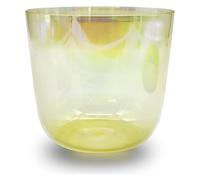 Frosted Quartz Note Crystal Singing Bowl, 6 Inch, For Sound Healing And Meditation, Balancing Body Chakra, Adjusting Emotional State(Yellow,432Hz)