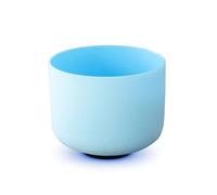 Frosted Quartz Note Crystal Singing Bowl, For Sound with Free Mallet(440HZ G)