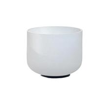 Frosted Quartz Note Crystal Singing Bowl, Sound Instrument Bowl Musical Instruments Percussion Instruments(12IN)