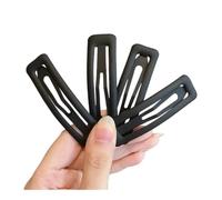 Frosted Rectangle BB Clips Barrettes Women Arrange Broken Hairpins Girl Fashion Hair Clips Headwear Ornaments Hair Styling Tools(Black 4Pcs)