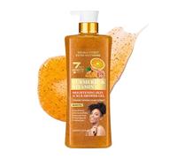 Frosted Shower Gels,1000ml Long Lasting Fragrance Super Whitening Shower Gel 7 Days Whitening Oil for Face Body Skin Brightening Exfoliator Body Wash Turmeric VC