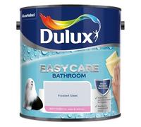 Frosted Steel Dulux Easycare Bathroom Soft Sheen Paint 2.5L - Moisture & Steam Resistant, Mould Protection, Washable Durable Finish for Bathroom Walls & Ceilings