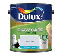 Frosted Steel Dulux Easycare Kitchen Matt Emulsion Paint 2.5L - Grease & Stain Resistant, Washable Matt Finish, Durable Interior Paint for Kitchen Walls & Ceilings