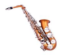 Frosted Surface Eb Alto Saxophone Arrival Brass Music Instrument Coffee E-flat Sax With Case Accessories(A)