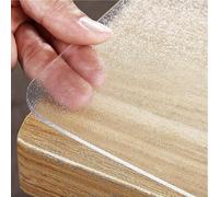 Frosted Transparent Vinyl Desk Mat 14"x24" Durable Table Cover Protector for Desks & Tables Ideal for Home & Office Use Easy to Clean Non Slip Surface