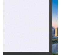 Frosted Window Film 100 x 320 cm Self Adhesive Static Cling Removable Without Glue Or Residue Frosted Window Film Privacy for Glass Windows for Office Bathroom Home, White frosted