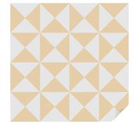 Frosted Window Film 100x100cm - Frosted Window Decal Glass Sticker Frosting Picture Colored Printing Adhesive Stained-Glass Style Home Office - Geometric triangles