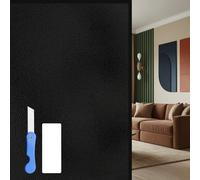 Frosted Window Film 100x200 cmOpaque Privacy s Covering for Home Office & KitchenMatte h Easy Apply BlackWindow Treatment