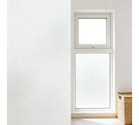 Frosted Window Film 30 x 395 cm, Light Blocking, Daytime Privacy Decorative, Removable Reusable, Privacy Glass Film No-Glue, for Office, White frosted