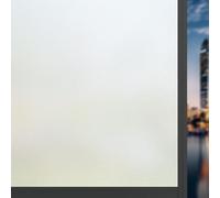 Frosted Window Film 35 x 110 cm No Glue Anti UV Self Adhesive Sun Windows Static Cling for Home Bathroom Bedroom Office, Pure scrub