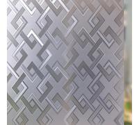 Frosted Window Film Self Adhesive 50 x 800 cm Occultant Window Frosting Film, No Glue Anti UV Sun Block, Reusable for Home Office, Diamond