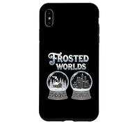 Frosted Worlds Snow Globe Cabin And City Lights Case for iPhone XS Max