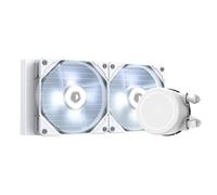 ID-COOLING FROSTFLOW X240 Snow 240mm AIO Liquid CPU Cooler - White, New