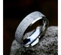 Frosting Face Nordic Viking Rune Ring Titanium Men Women Retro Wedding Band Gift-13-Silver