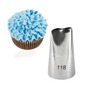 Frosting Tips 10 Pack Cupcake Tools Bakeware Piping Tips, Seamless Stainless Steel Icing Piping Nozzle Tip Set for Cupcake Cookie Cake Decorating Piping Tip