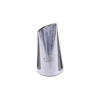 Frosting Tips 124K-Rose Flower Piping Tips, Stainless Steel Piping Nozzles for Cookie Cupcake Cake Decoration with Booklet & E-Book Piping Tip