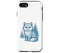 Frostwind Arctic Cat in Snowy Forest Magic Case for iPhone SE (2020) / 7/8