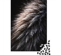 Frosty Fur Macro Shot 1000 Piece Jigsaw, Festive Gift, 70x50cm/1000pcs