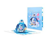 Frosty Hugs Cute Penguin Love 3D Pop Up Mother’s Day Card