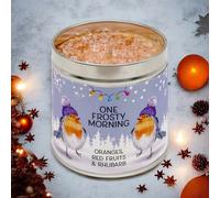 Frosty Morning Christmas Candle - Orange & Red Fruit Scent