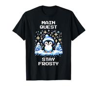 Frosty Penguin | Retro Pixel Art T-Shirt