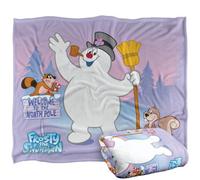 Frosty The Snowman Welcome To The North Pole Blanket Multicoloured (One Size)