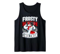 Frosty the Swoleman Bodybuilder Snowman Ugly Christmas Tank Top