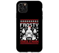 Frosty The Swoleman Christmas Workout Funny Snowman Gym Xmas Case for iPhone 11 Pro Max