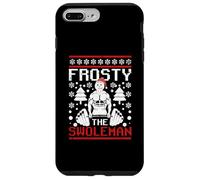 Frosty The Swoleman Christmas Workout Funny Snowman Gym Xmas Case for iPhone 7 Plus/8 Plus