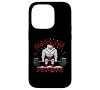 Frosty the Swoleman Deadlift - Funny Christmas Powerlifting Case for iPhone 14 Pro