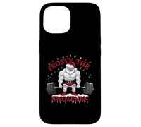 Frosty the Swoleman Deadlift - Funny Christmas Powerlifting Case for iPhone 15